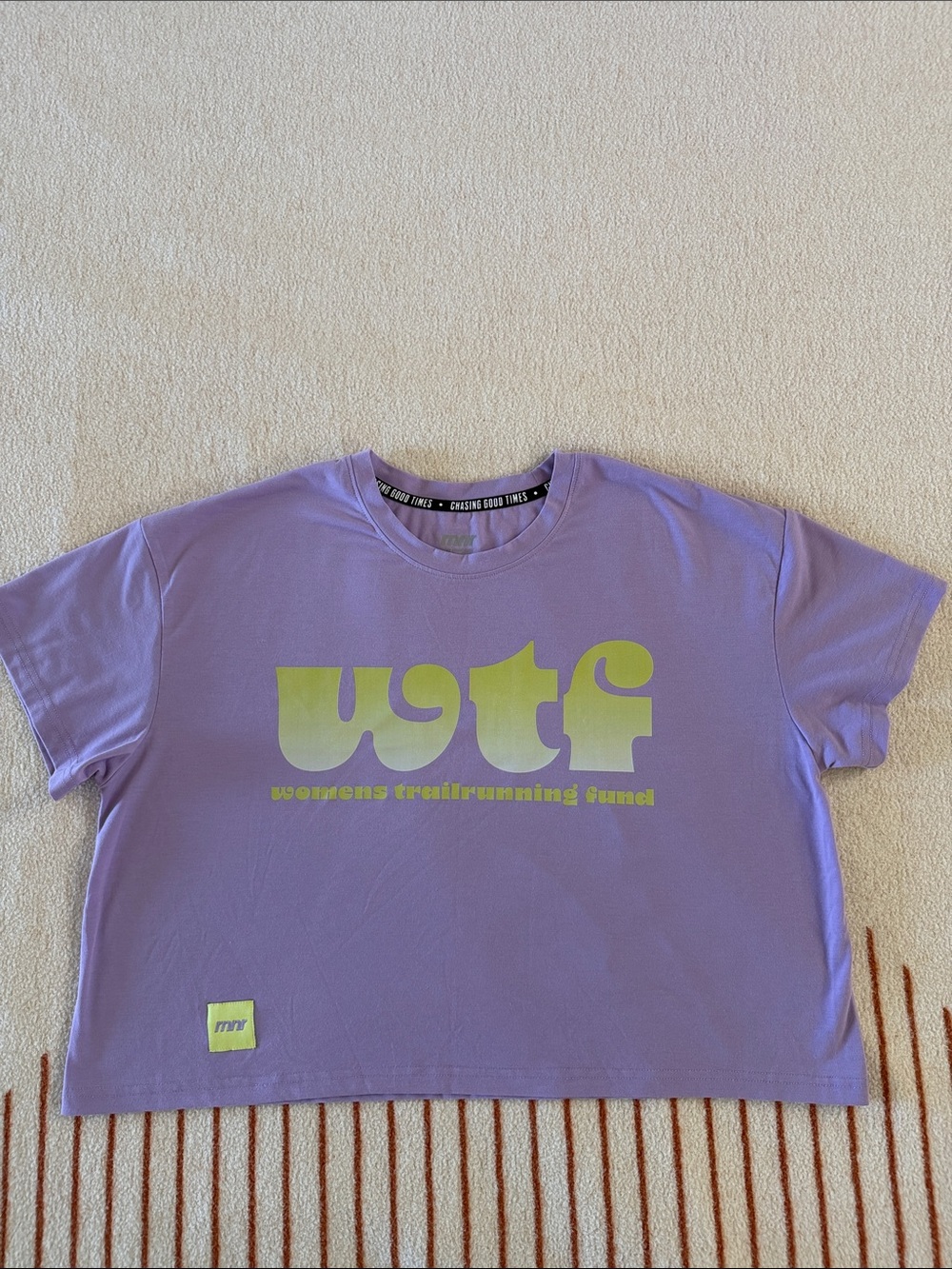 WTF Girls' Lilac Short Sleeve Graphic Tee